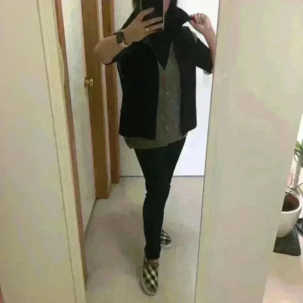 Annette Gortz Designer Relaxed Fit Soft Shell Vest Black Size 36 - Picture 10 of 14